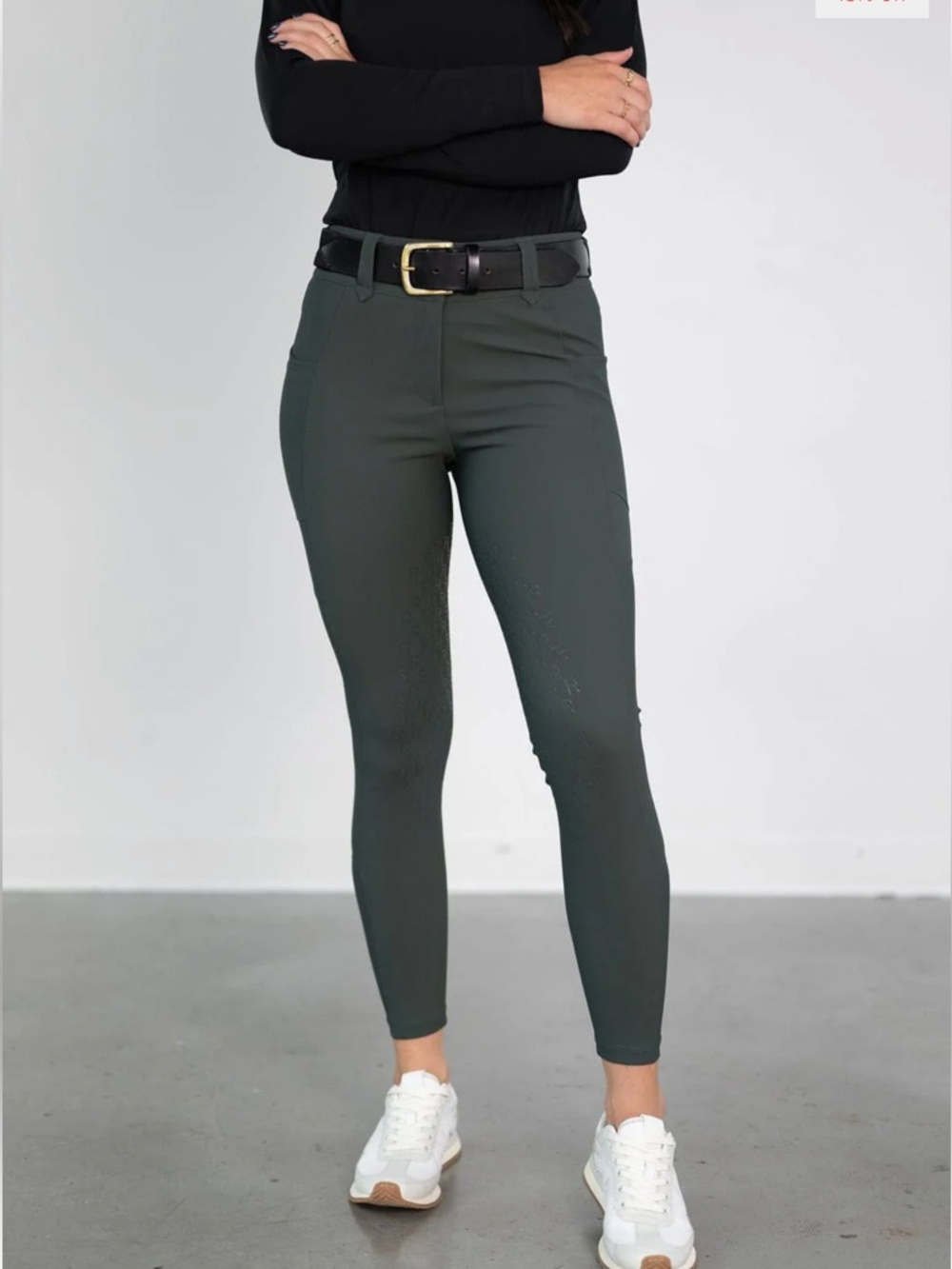 FREE RIDE EQUESTRIAN Hunter Green  Equestrian Breeches - Size 28